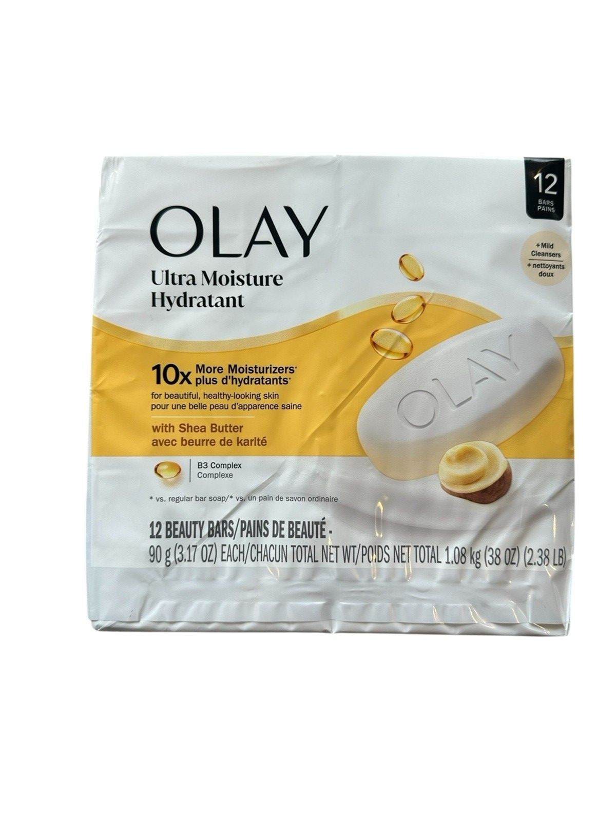 Lot Of 20 Olay Beauty Bar Soap Shea Butter & B3 Complex