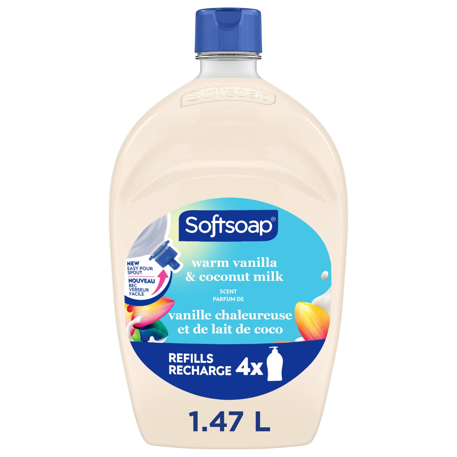 Softsoap Moisturizing Liquid Hand Soap with New 50 Fl Oz (Pack of 1), Clear