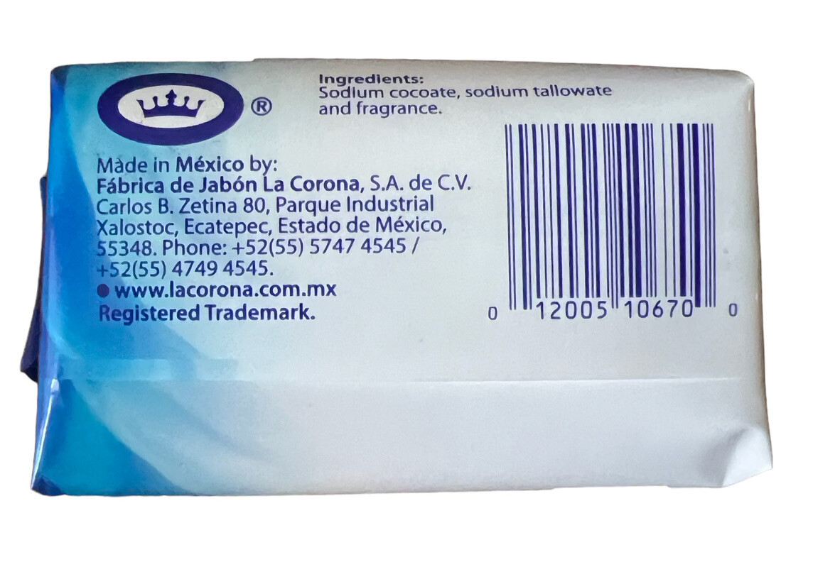 Rosa Venus Bar Soap Lot of 6 White Bars 3.5 oz. Each