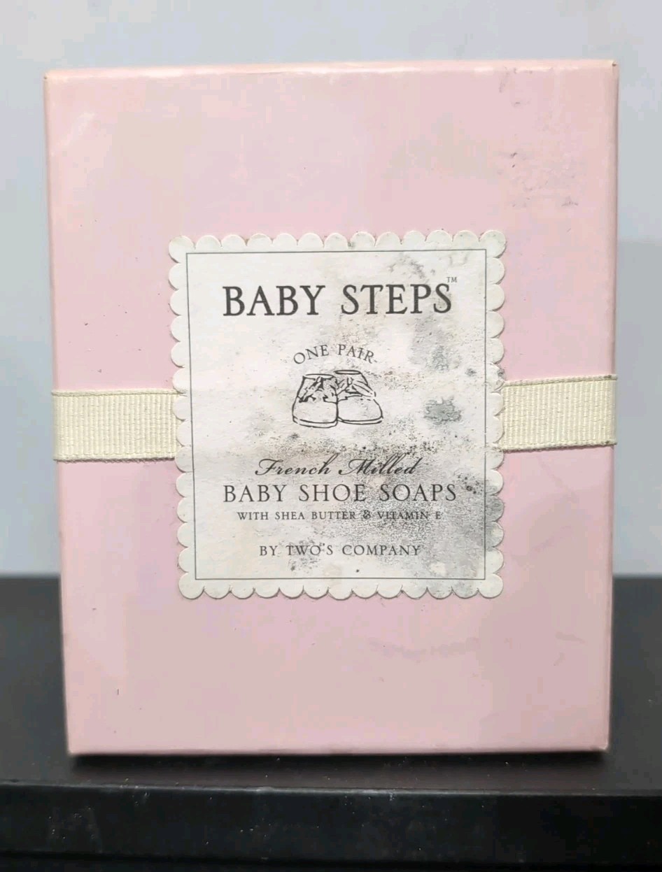 Two’s Company “Baby Steps” French Milled Baby Shoe Soaps