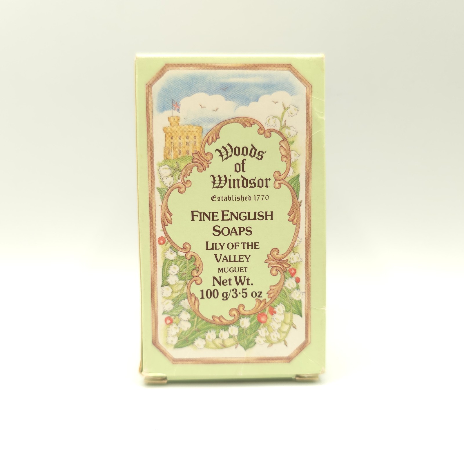 1992 Woods of Windsor Lily of the Valley Fine English Soap 3.5 oz England