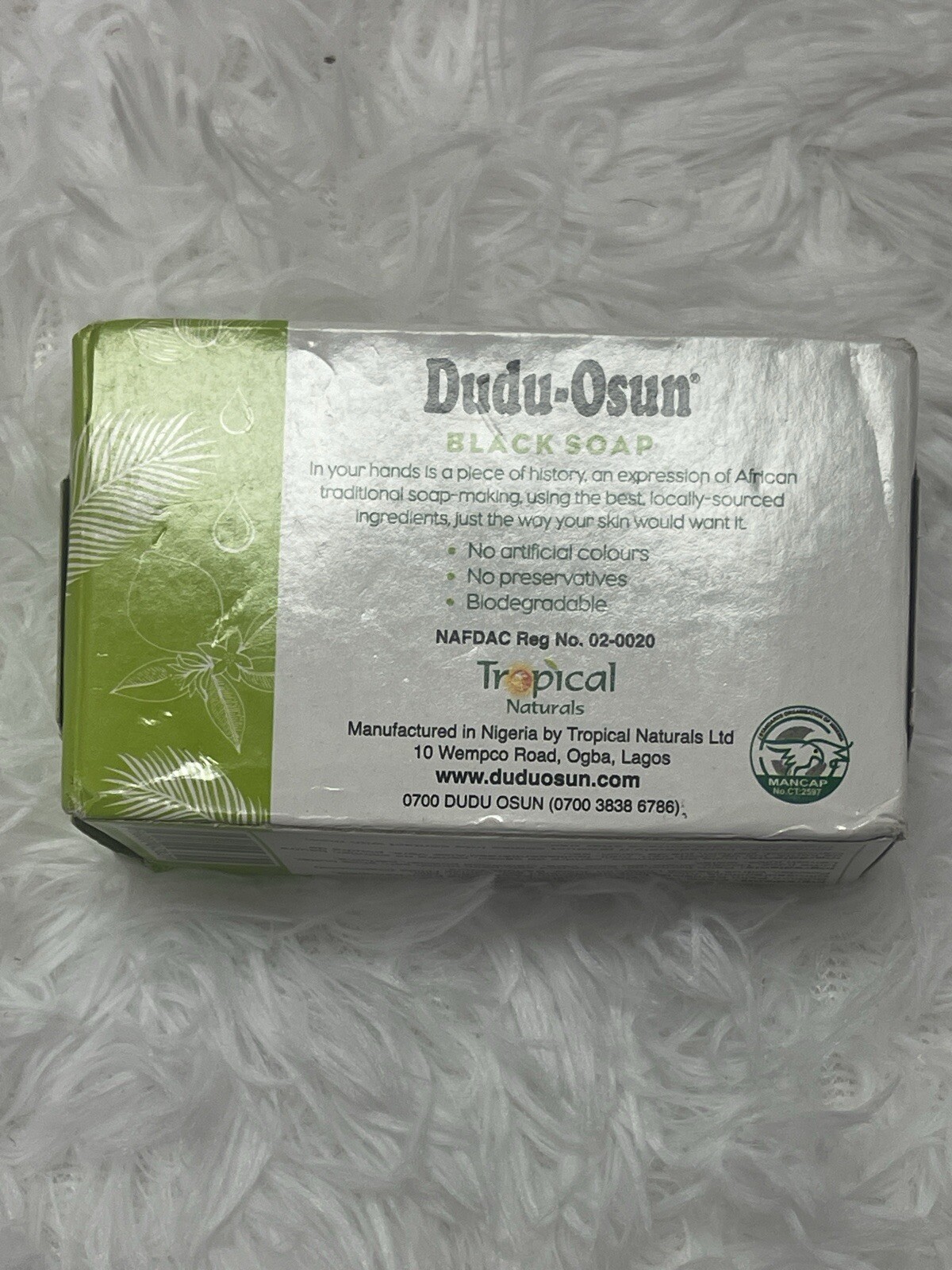 Lot 6 Dudu Osun African Black Soap Fresh &Clean Fragrance Pure& Natural Sealed