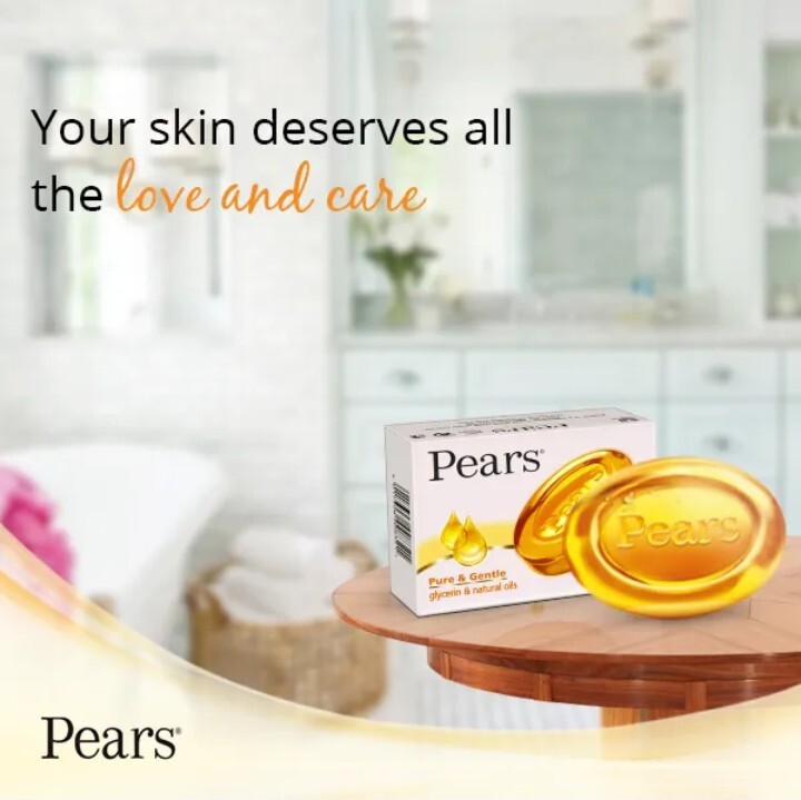 Ɣ PEARS 3.53 Oz 🟠 ●GLYCERIN & NATURAL OILS● 🟠 •Pure & Gentle •98% Pure Soap🫧.