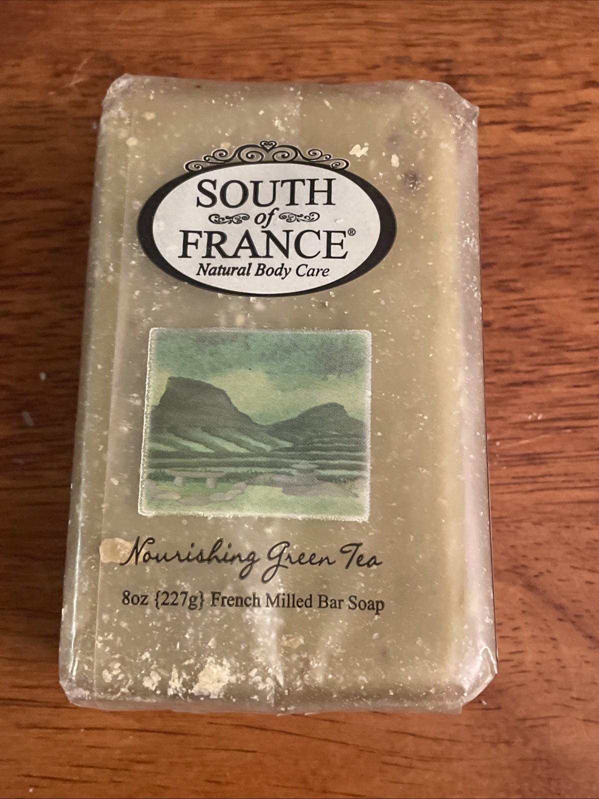 South Of France French Milled Bar Soap Green Tea Cruelty Free 227g 7.5oz