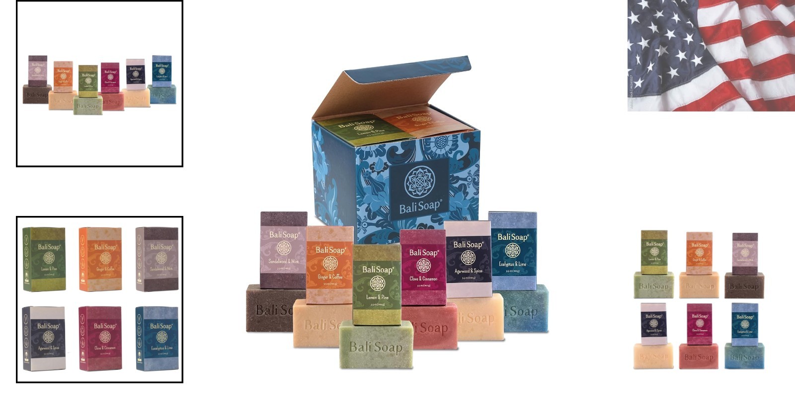Natural Men’s Soap Gift Set – 6 Pack Handmade Cold Process Bar Soap for Men, …