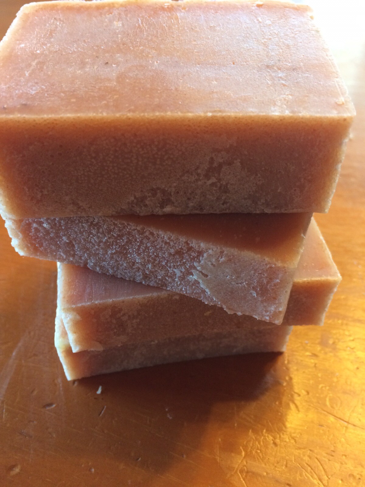 Hand Crafted Soap 3 Bars Organic Vegan Natural Olive And Coconut Oil With Shea