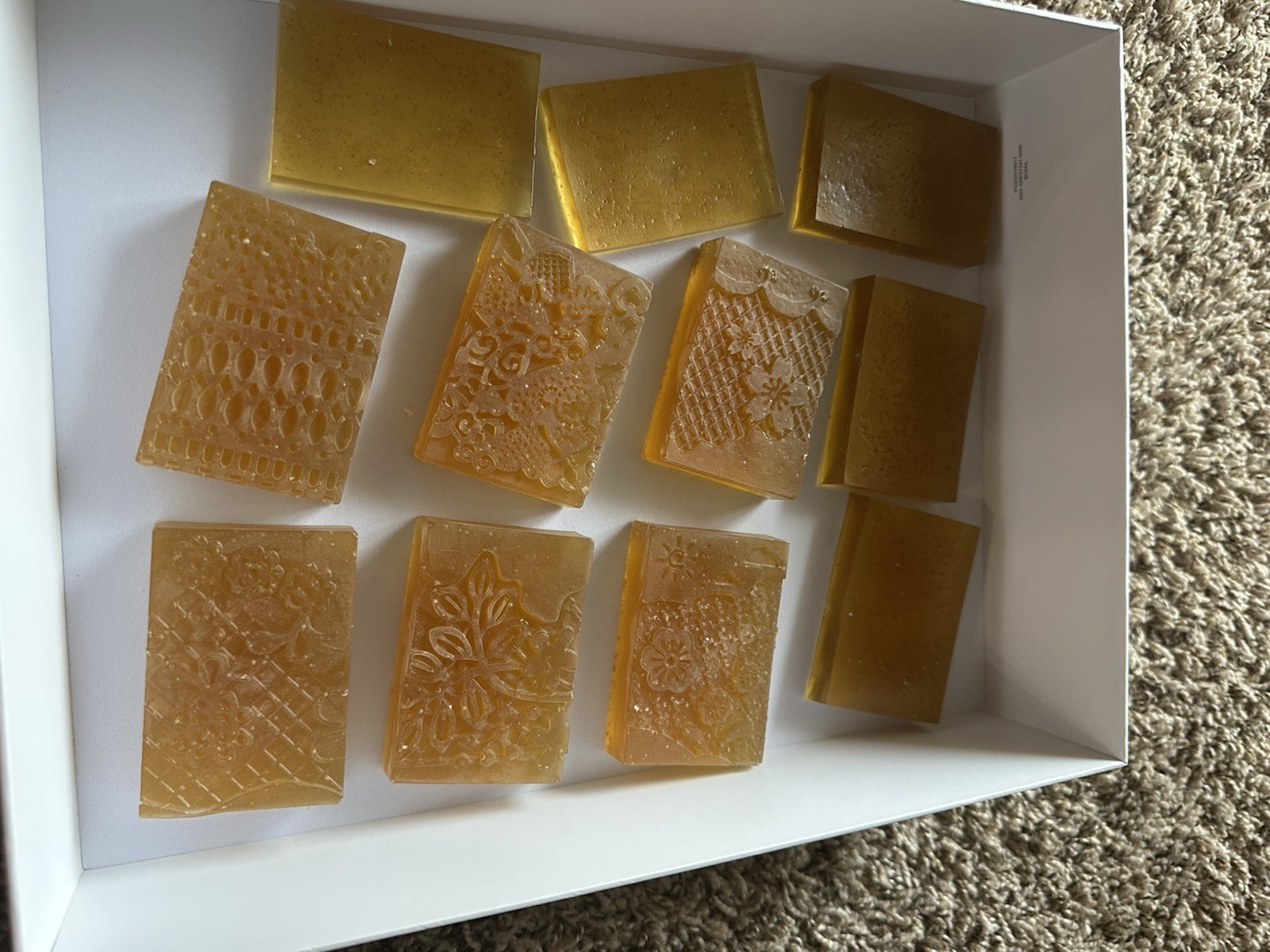 Handmade lemon soap(4pcs)