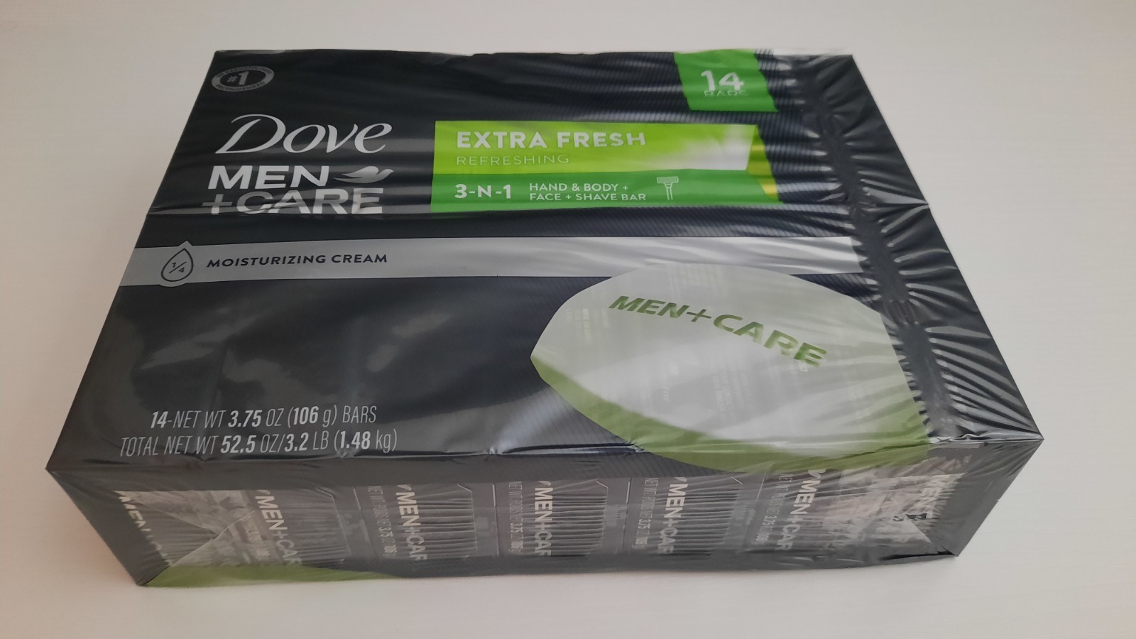 Dove Men + Care Body and Face Bar Soap, 3.75 oz. 14 ct. Free Shipping