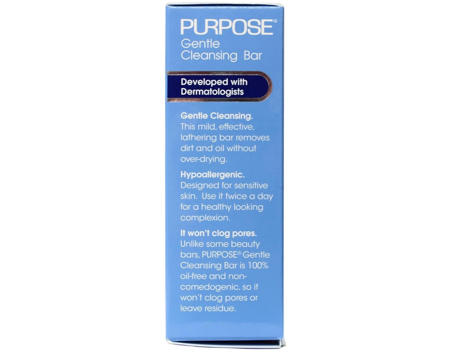 Purpose Gentle Cleansing Bar, Gentle As Water, All Skin Types, For Sensitive