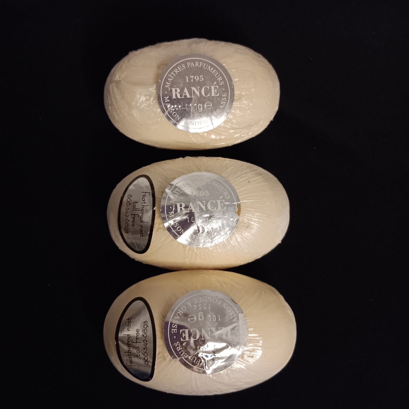 Vintage 1795 RANCÉ Soap Elegant Tuberose Perfume Soaps Lot Of 3 x 100g (3.5oz)