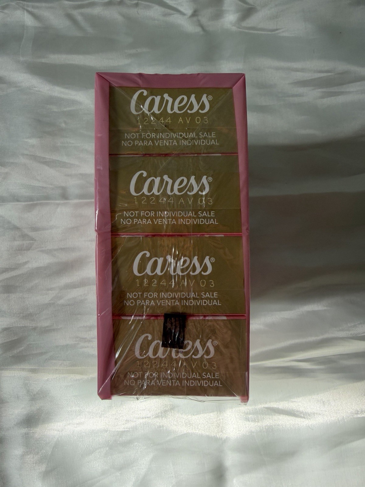 Caress 8 pk Daily Silk Bar Soap White Peach & Orange Blossom Floral Oil Essence