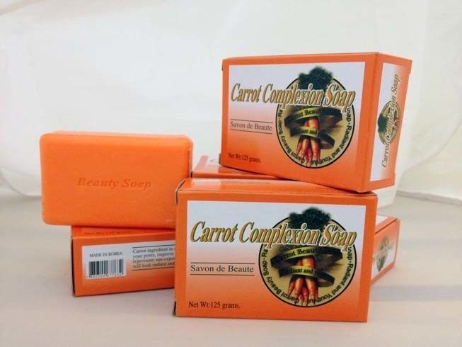 Carrot Complexion Soap 6 Packs | Natural Cleansing Bars