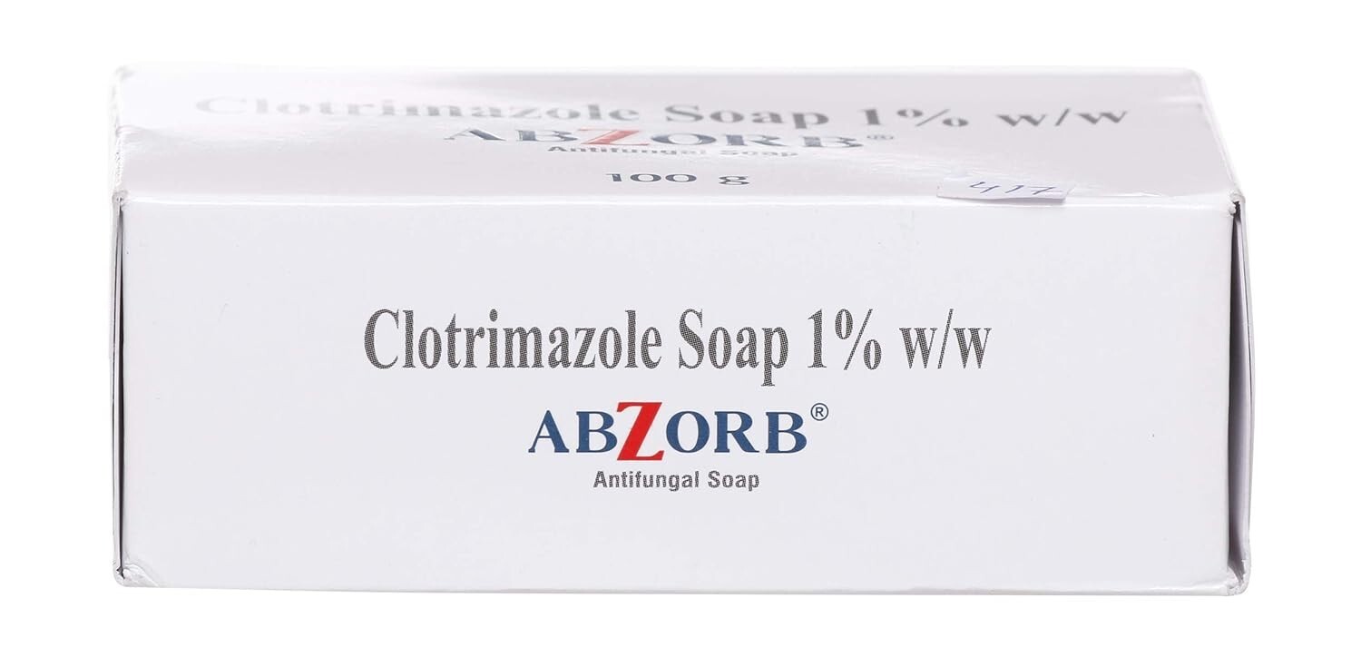 Abzorb Antifungal Cleansing Bar 100gm (pack of 4)
