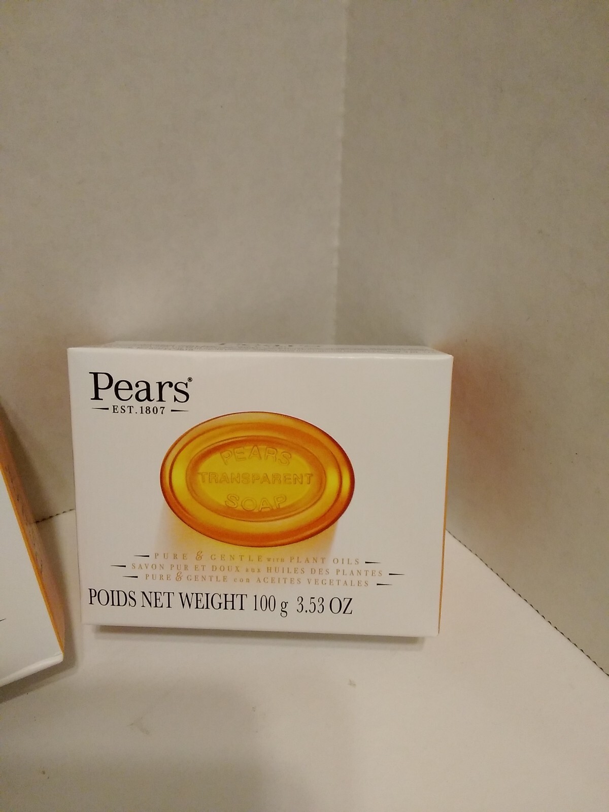 Pears Bar Soap Pure and Natural with Plant Oils Pack of 2 Each 3.53 Oz