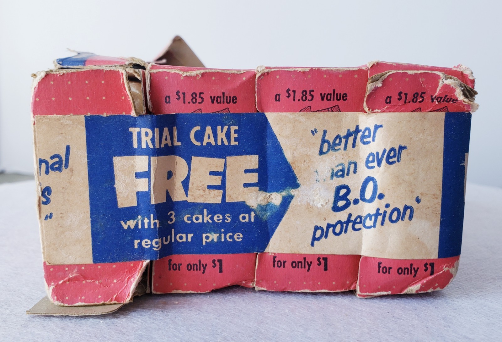 Rare 4-Pack Lifebuoy Health Soap Bar Unused 1940s Vintage