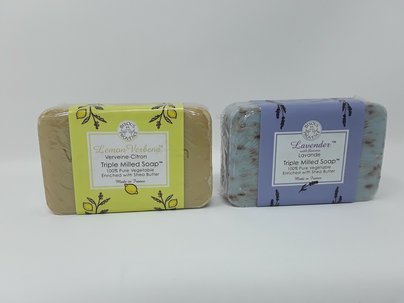 Trader Joes Lemon Verbena & Lavender Triple Milled Soap Pure Vegetable w Shea
