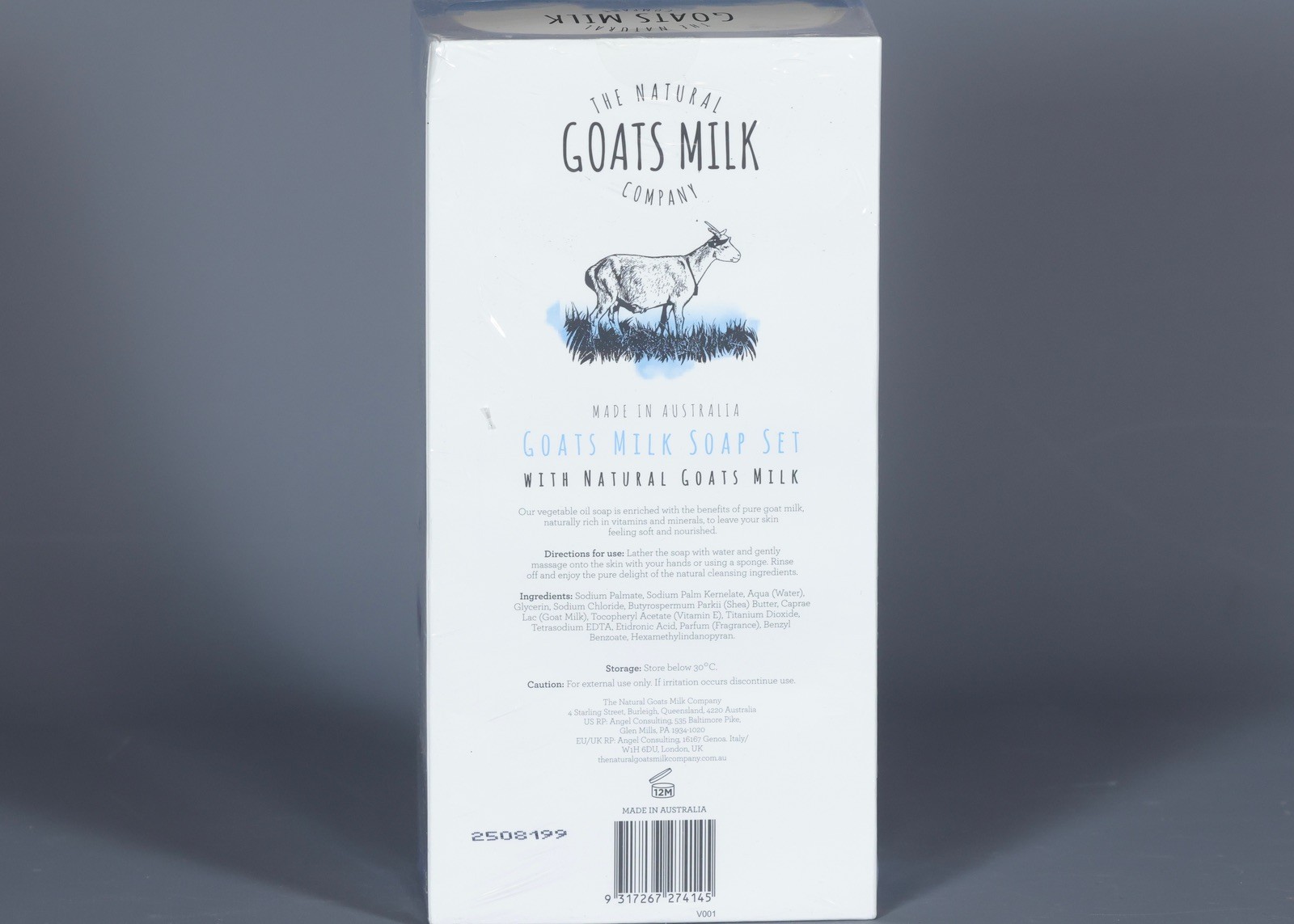 THE NATURAL COMPAMY GOATS MILK Soap 8 BARS 4 lb. Total Australia