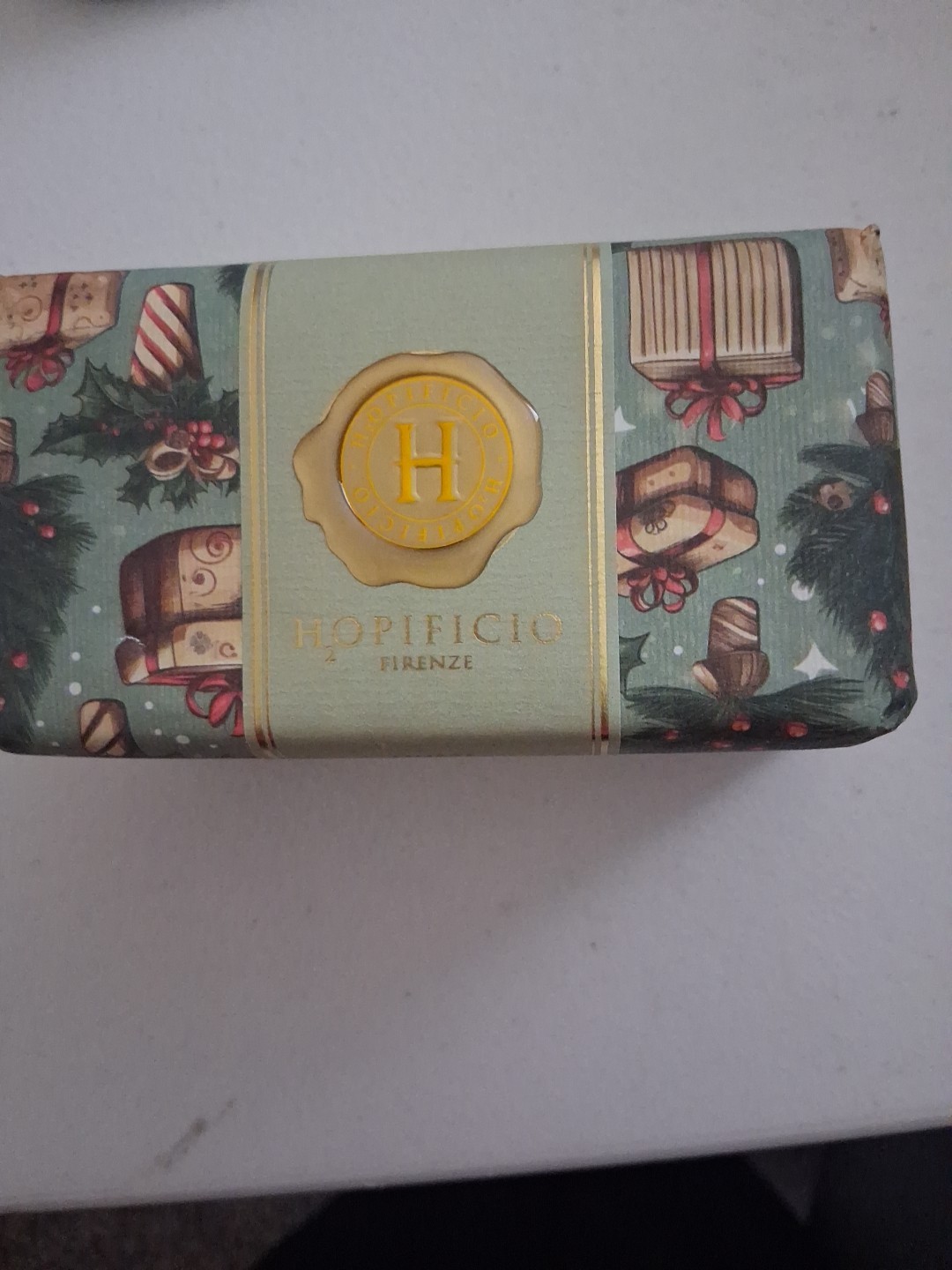 Set 2 Pcs HOPIFICIO Triple Milled Soap Bar 7.0 oz. X2 Warm Vanilla