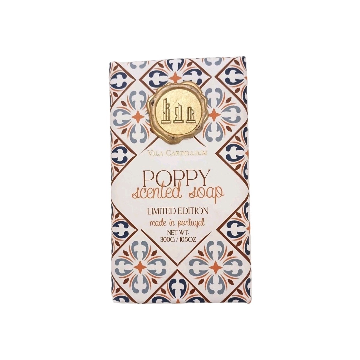 Rare Portugal Soap Bar POPPY Floral Scent Fragrance Spa Bath Luxury Gift Wrapped