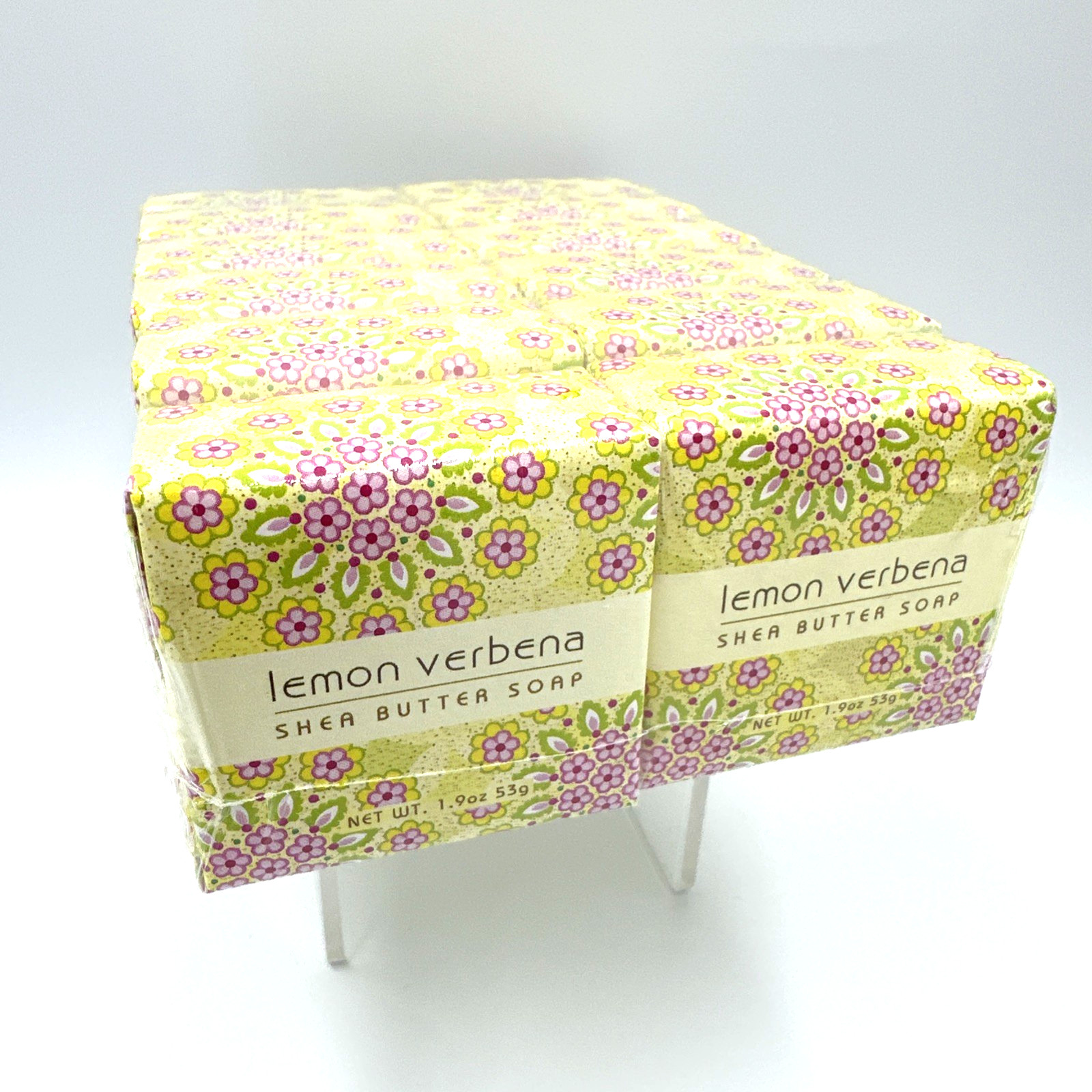 Greenwich Bay Lemon Verbena Shea Butter Soap Lot Of 12 Bars/1.9oz Each