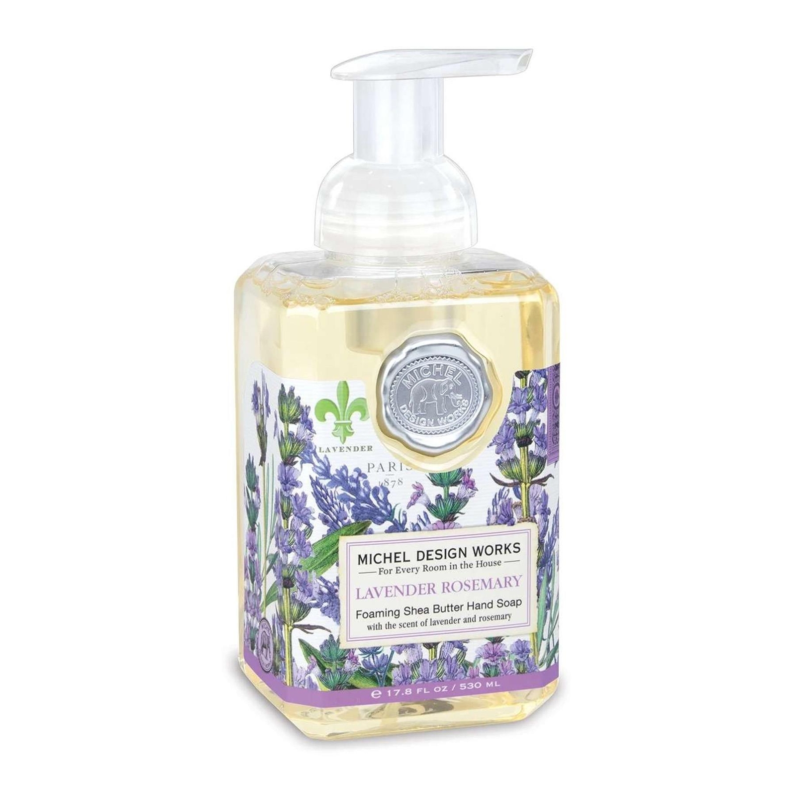 Foaming Hand Wash Scented Soap Pump Luxury Fragranced Lavender Rosemary 530ml