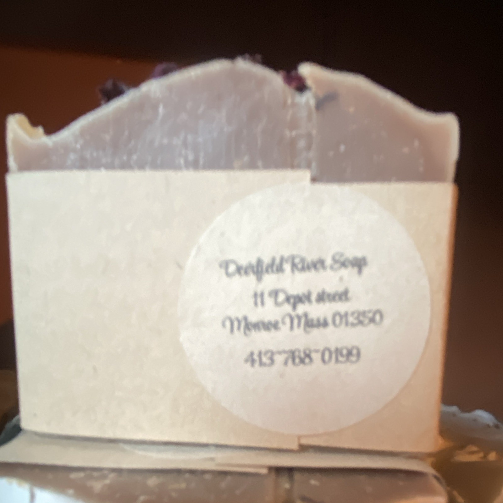 Deerfield River Soap Narcissist Handmade Bar Soap Tallow 3 oz