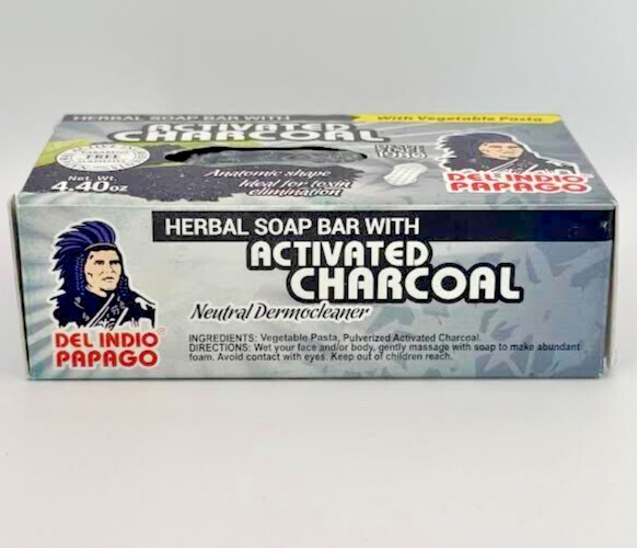 Del Indio Papago Activated Charcoal Soap | Deep Cleansing & Detoxifying