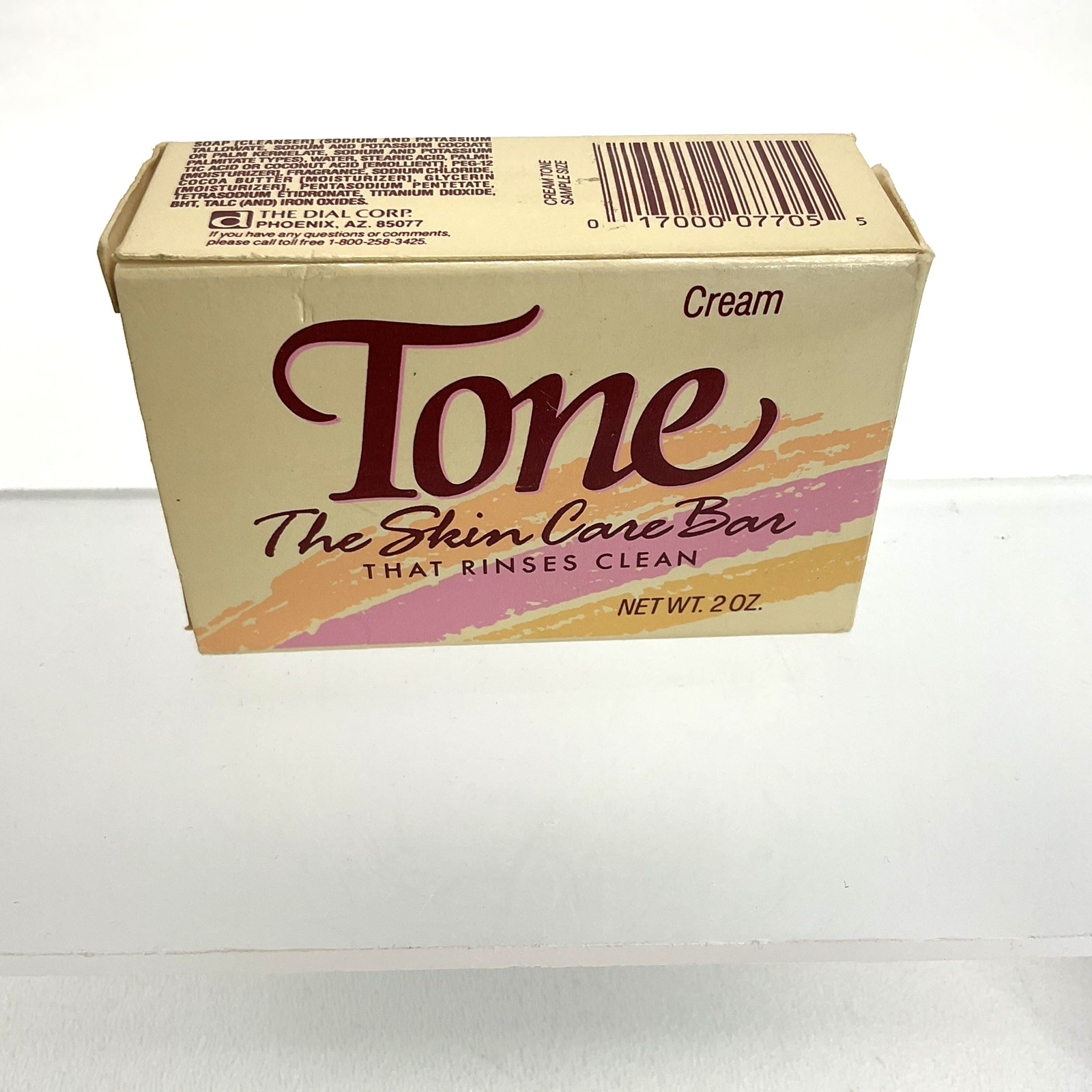 Tone Cream Travel Size Bar Soap 2 oz New Skin Care That Rinses Clean