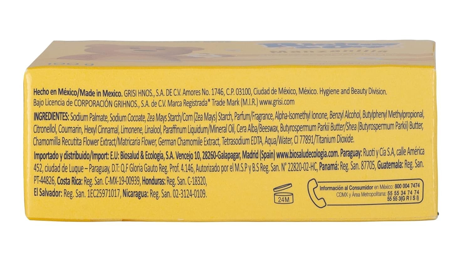 Baby Cleansing Bar Soap with Extract Calming Effect, Chamomile, 6-Pack of 3.5…
