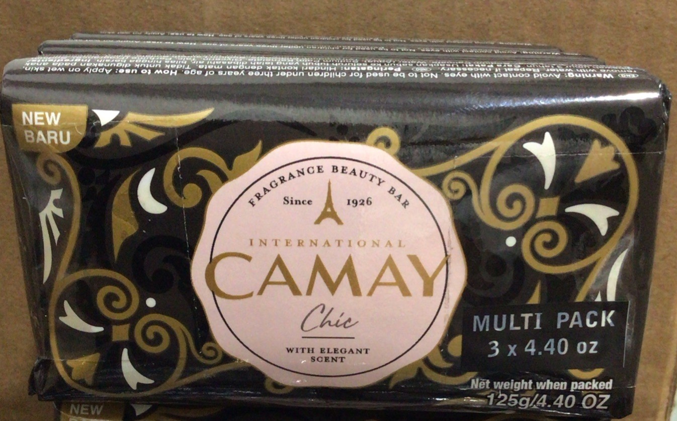 Lot Of 5 Camay Chic Fragrance Bar Soap 3 Bars x 4.4oz Each (15 Total Bars)