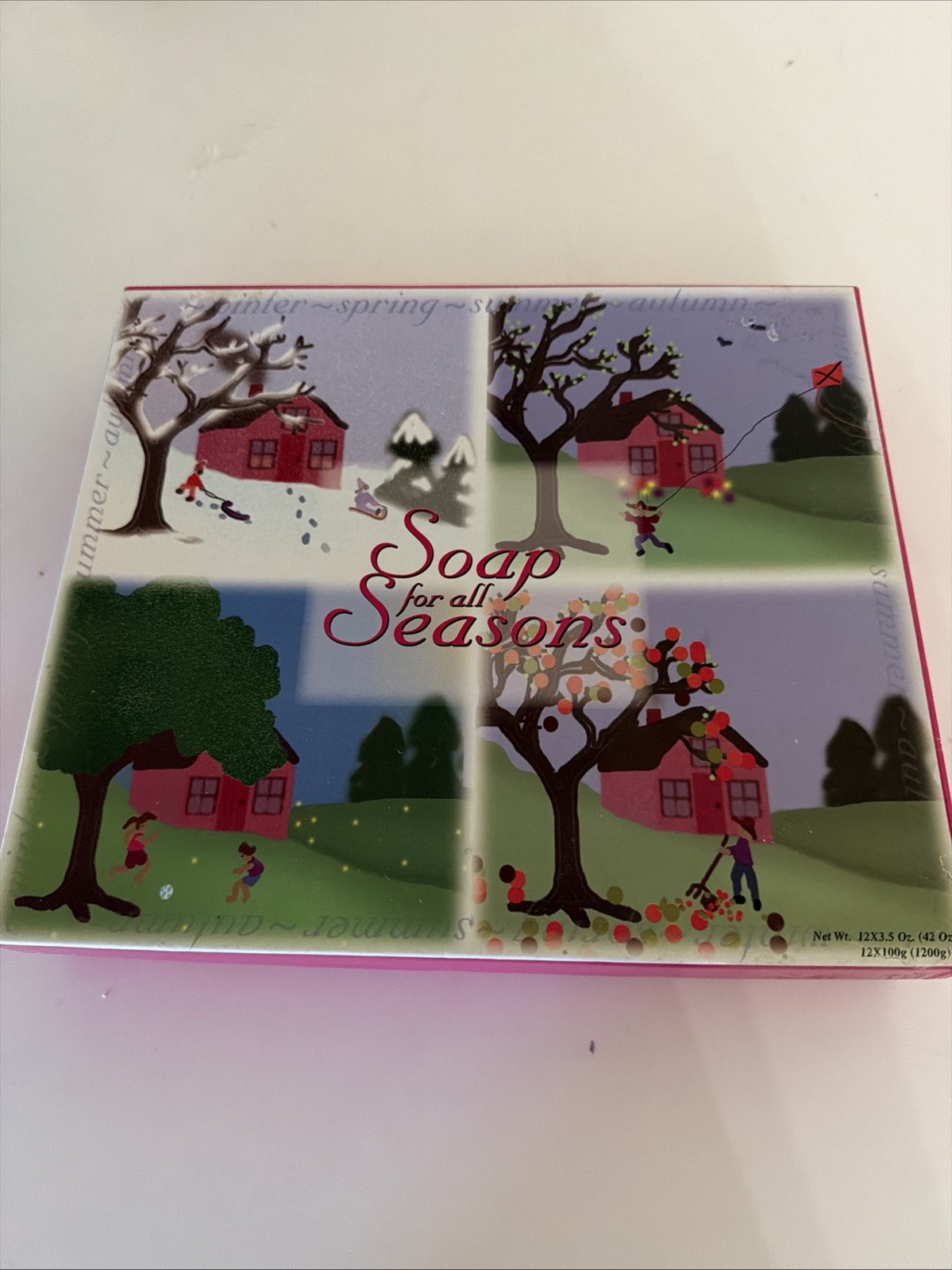 Soap For All Seasons, Set Of 12 3.5 Ounce Bars Assorted Scents Made In Usa