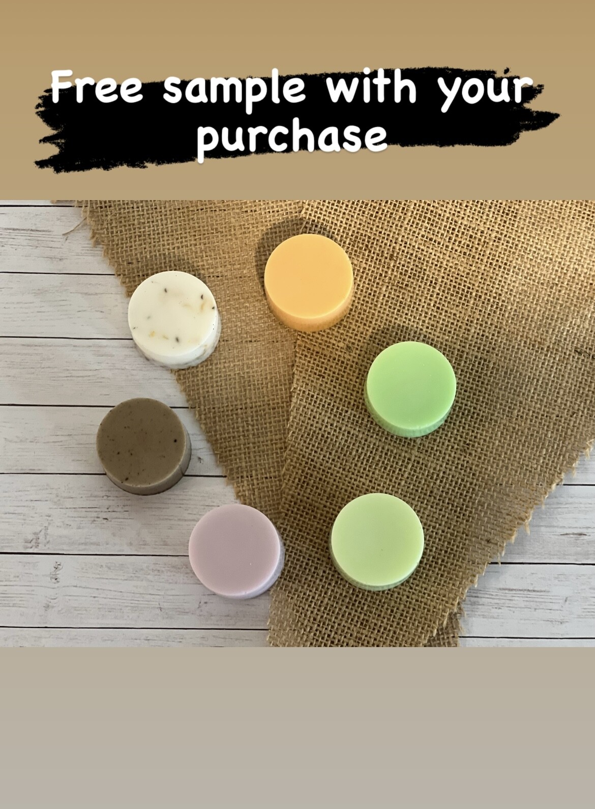Natural Body Bar Massage Soap |Handmade, Turmeric, Coffee, Aloe| FREE SAMPLE.