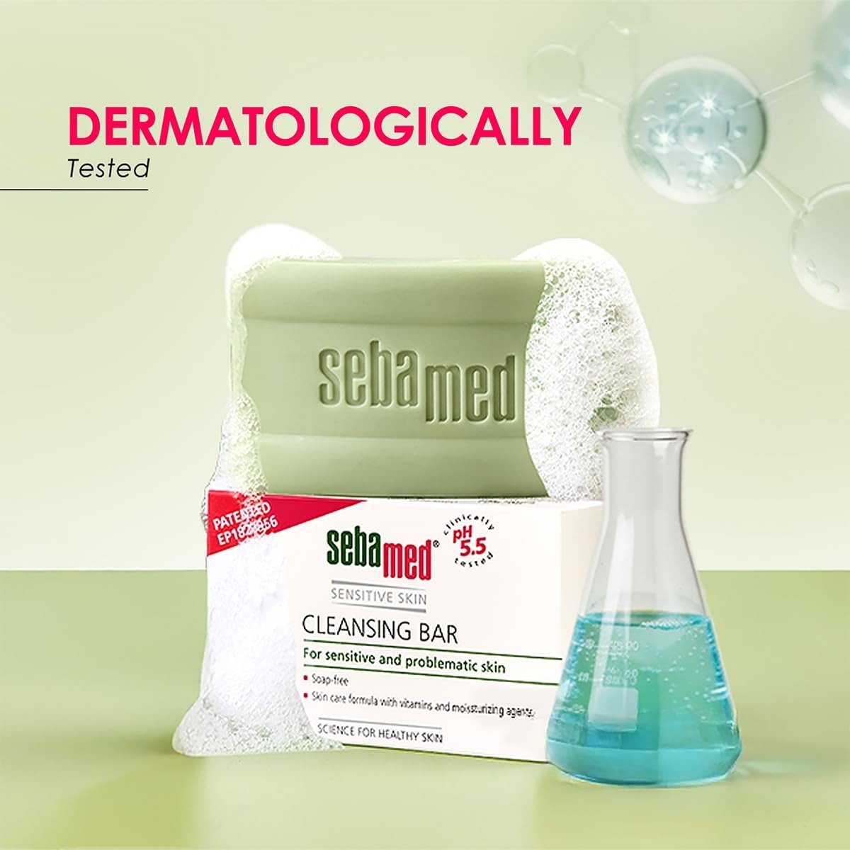 Sebamed Cleansing Bar 100g pH 5.5 Soap Free Sensitive Dry Skin Care