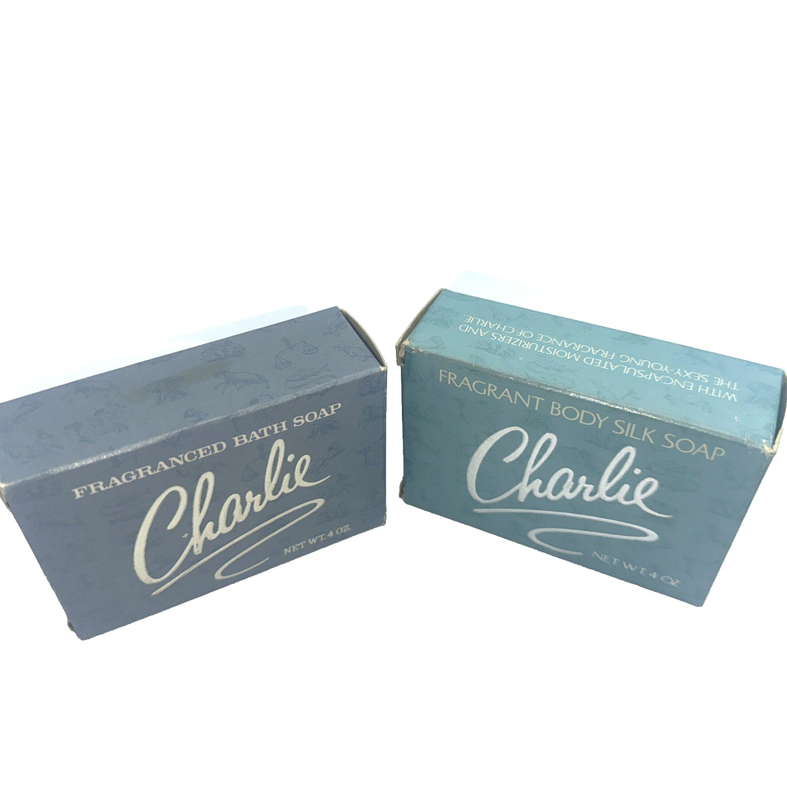 Charlie Fragranced Bath Soap & Fragrant Body Silk Bar Soap Mixed Lot of 2 Revlon