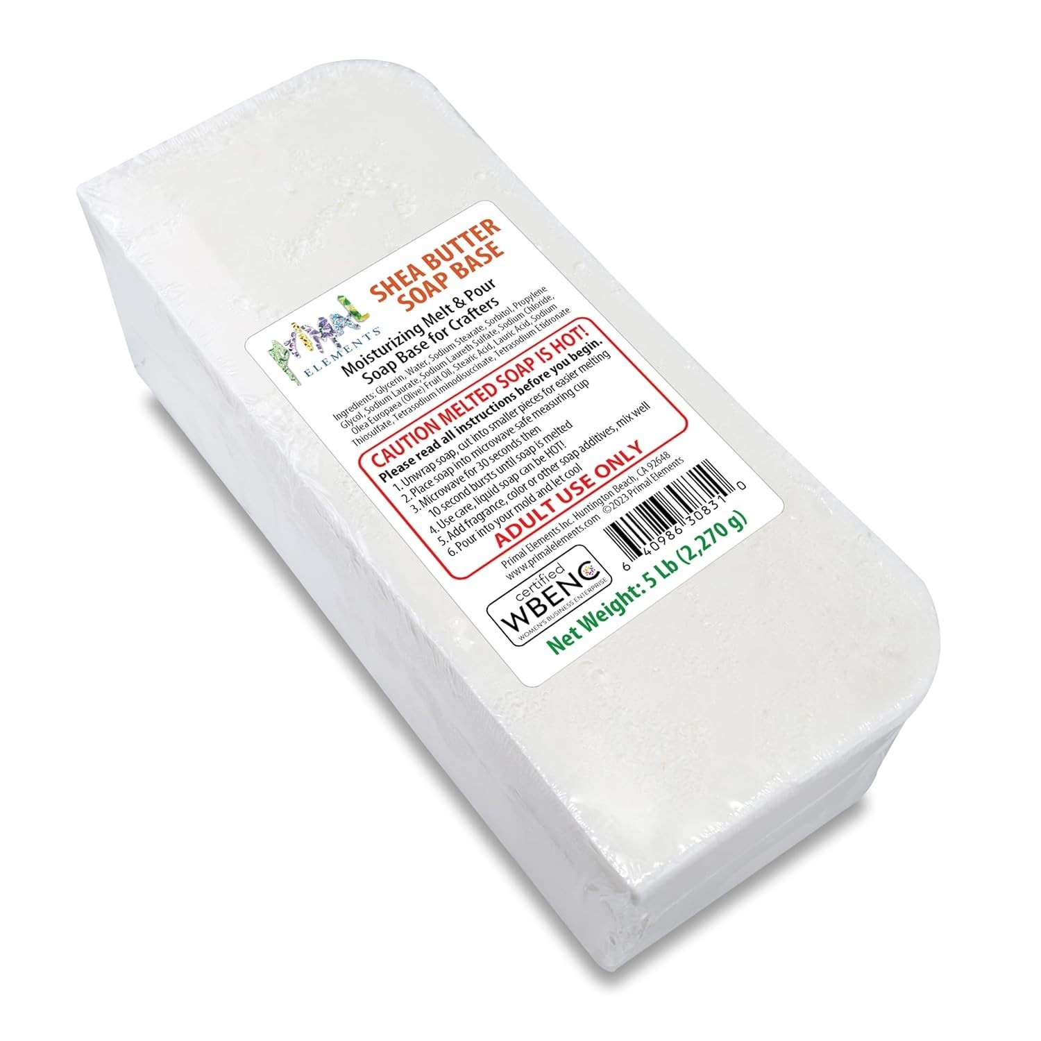 Versatile 5lb Shea Butter Glycerin Soap Base – Easy Melt and Pour Soap Making