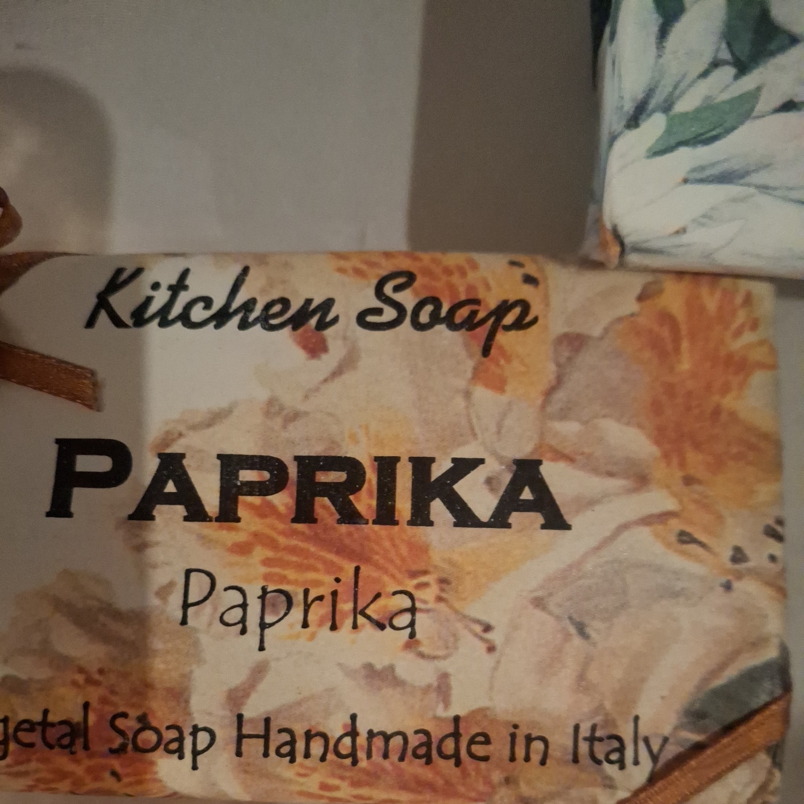 SOAP BAR ITALY pink pepper 6 bars lemon vegetable garden paprika daisy spice
