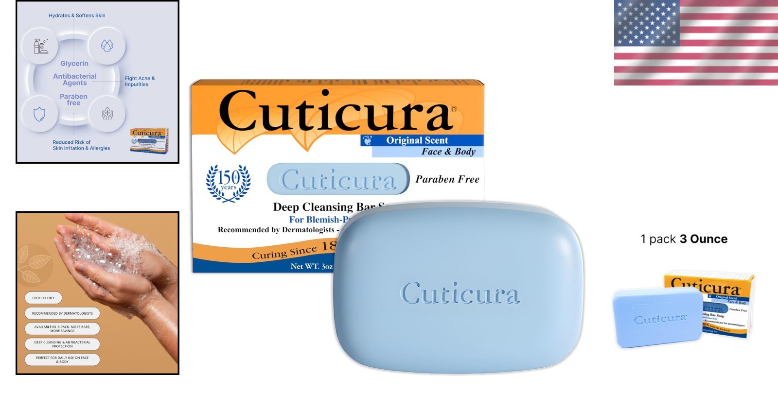 Dermatologist-Recommended Deep Cleansing Face & Body Soap – Safe for All Skin