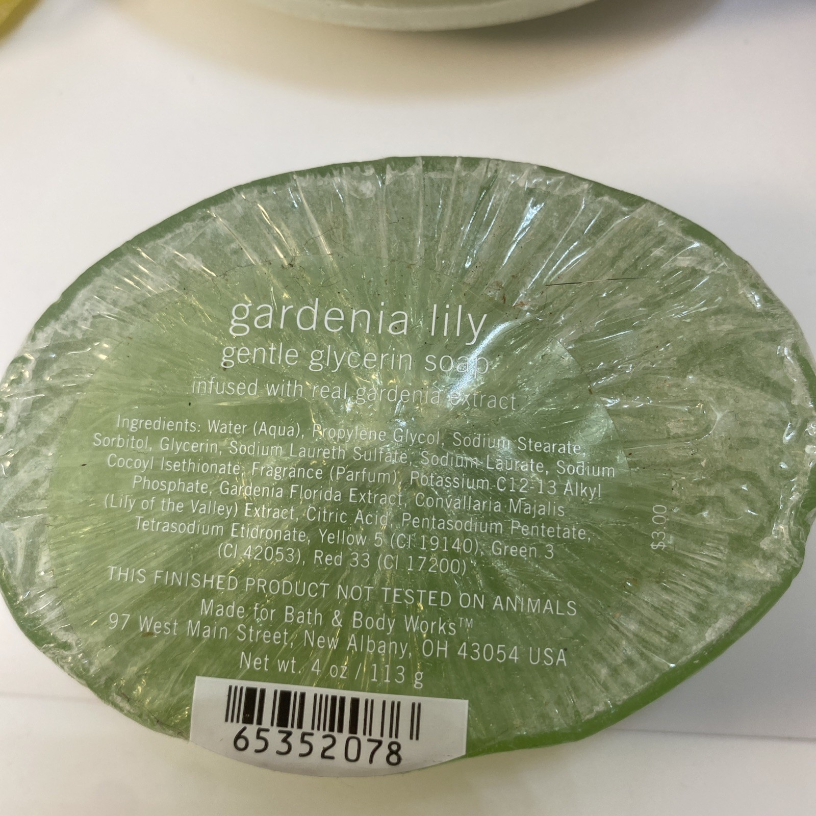 6 Bath & Body Works Soap Gardenia Lily Green Tea Cucumber White Ginger Amber NEW