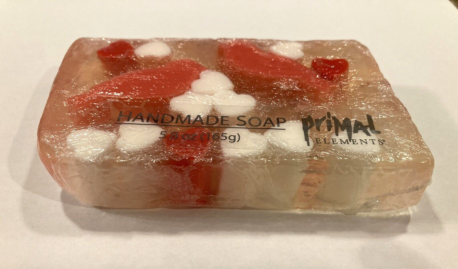Primal Elements LOVE BIRDS Soap Hearts Handmade Glycerin 5.8 oz. / 165g NIP NEW