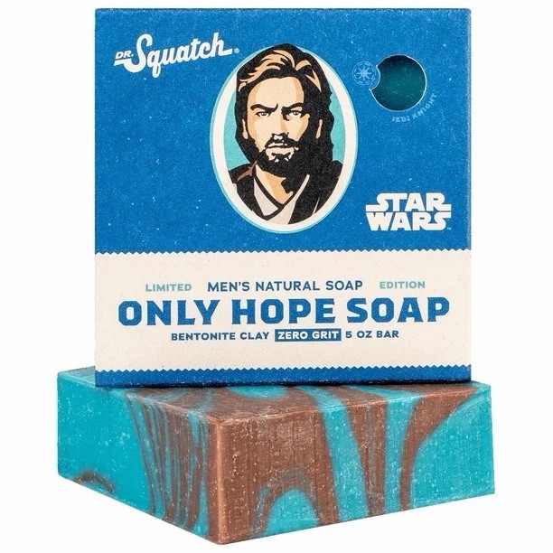 Dr Squatch STAR WARS Soap Limited Edition 4 Pack Lot Yoda, Luke, Darth NEW