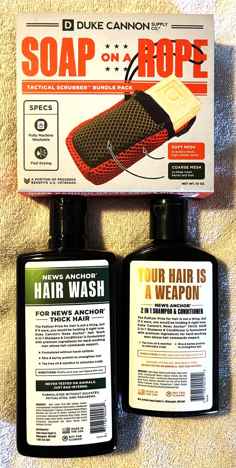 NEW Duke Cannon Supply Co. 2/1 Big Ass Brick Of Soap 9 Variety Scents All 10 Oz