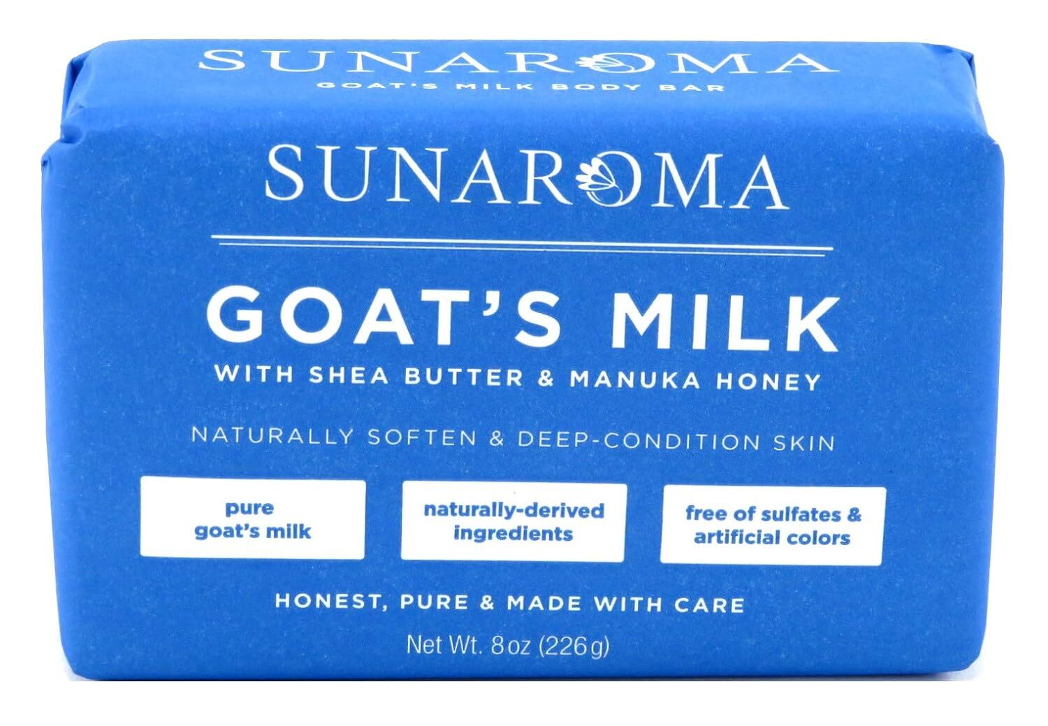 Shea Butter Manuka Honey Goat’s Milk Soap Pack Of 3 Natural Gentle Exfoliating