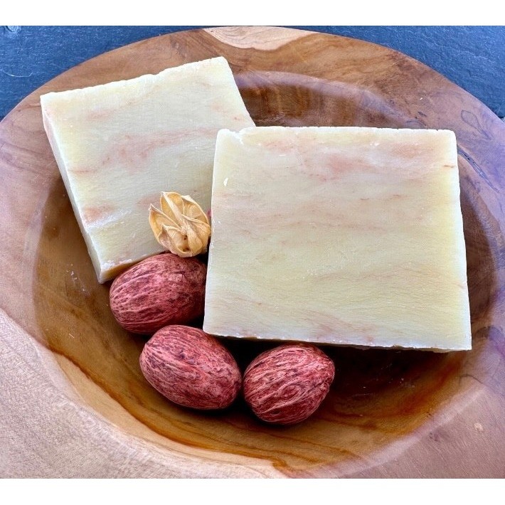 Handcrafted Natural Bar Soap Raspberry Lemonade Scent Organic Ingredients 4.5oz
