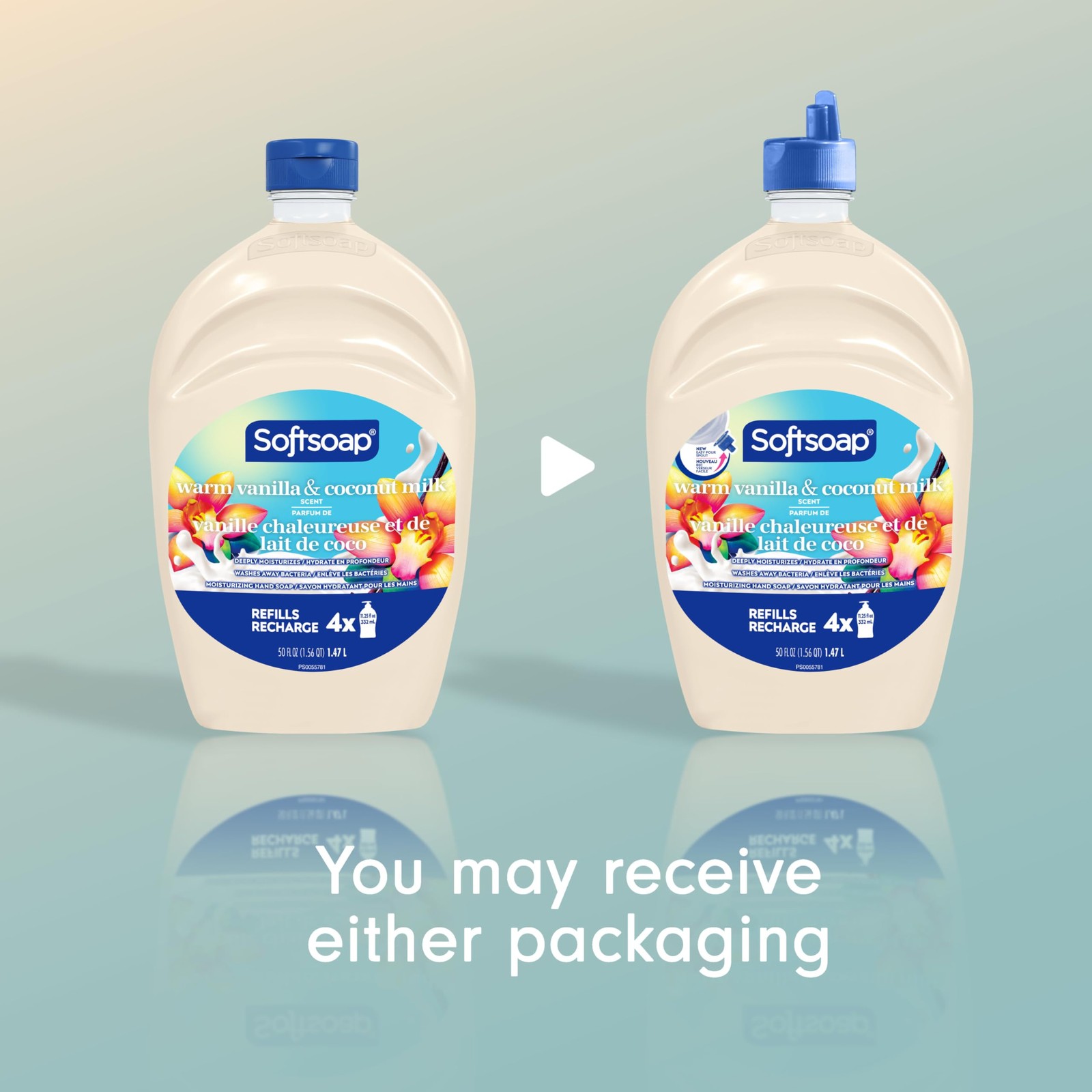 Softsoap Moisturizing Liquid Hand Soap, Warm 50 Fl Oz (Pack of 2), Clear