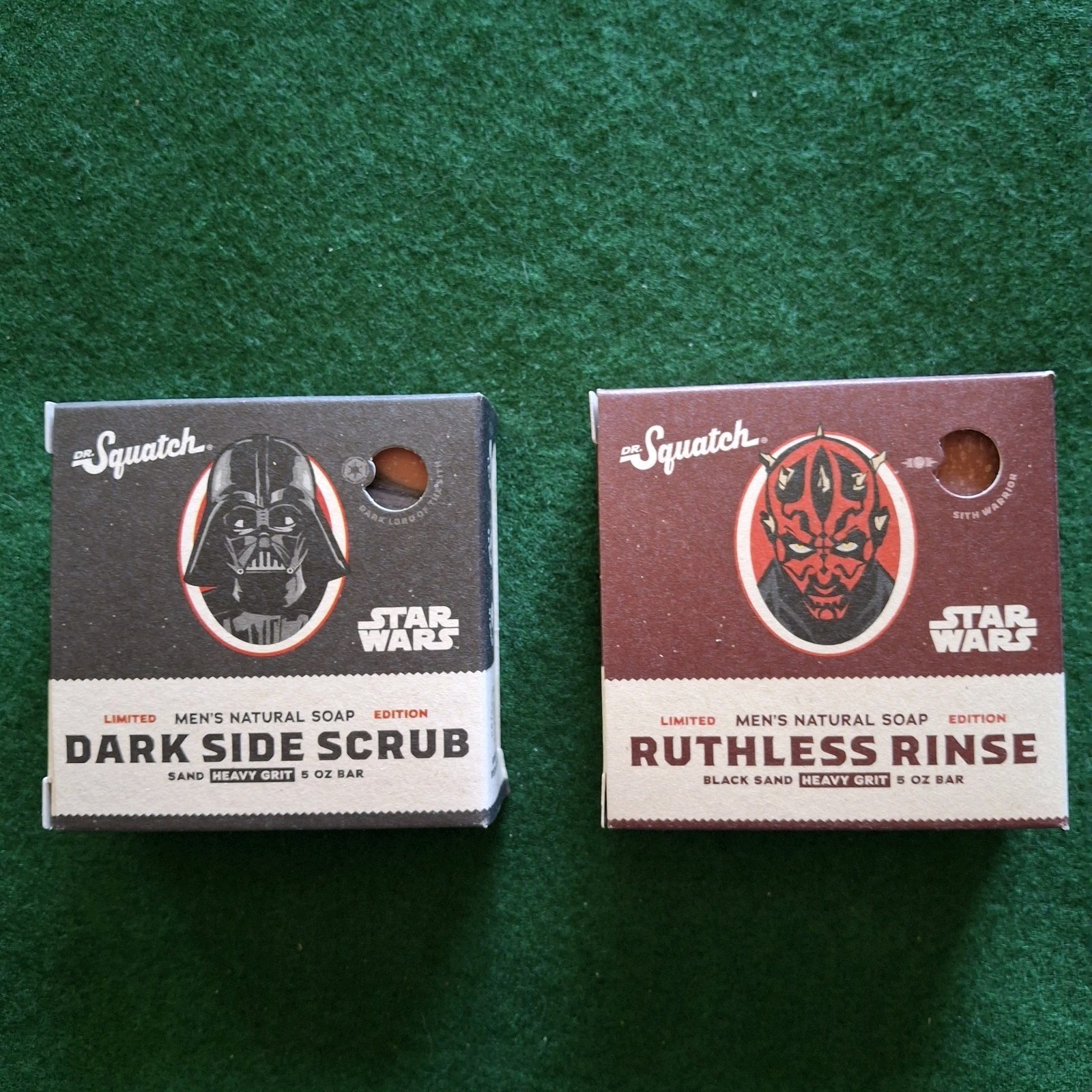 Star Wars Dr Squatch Limited Edition Natural Soap 4-Bar Set