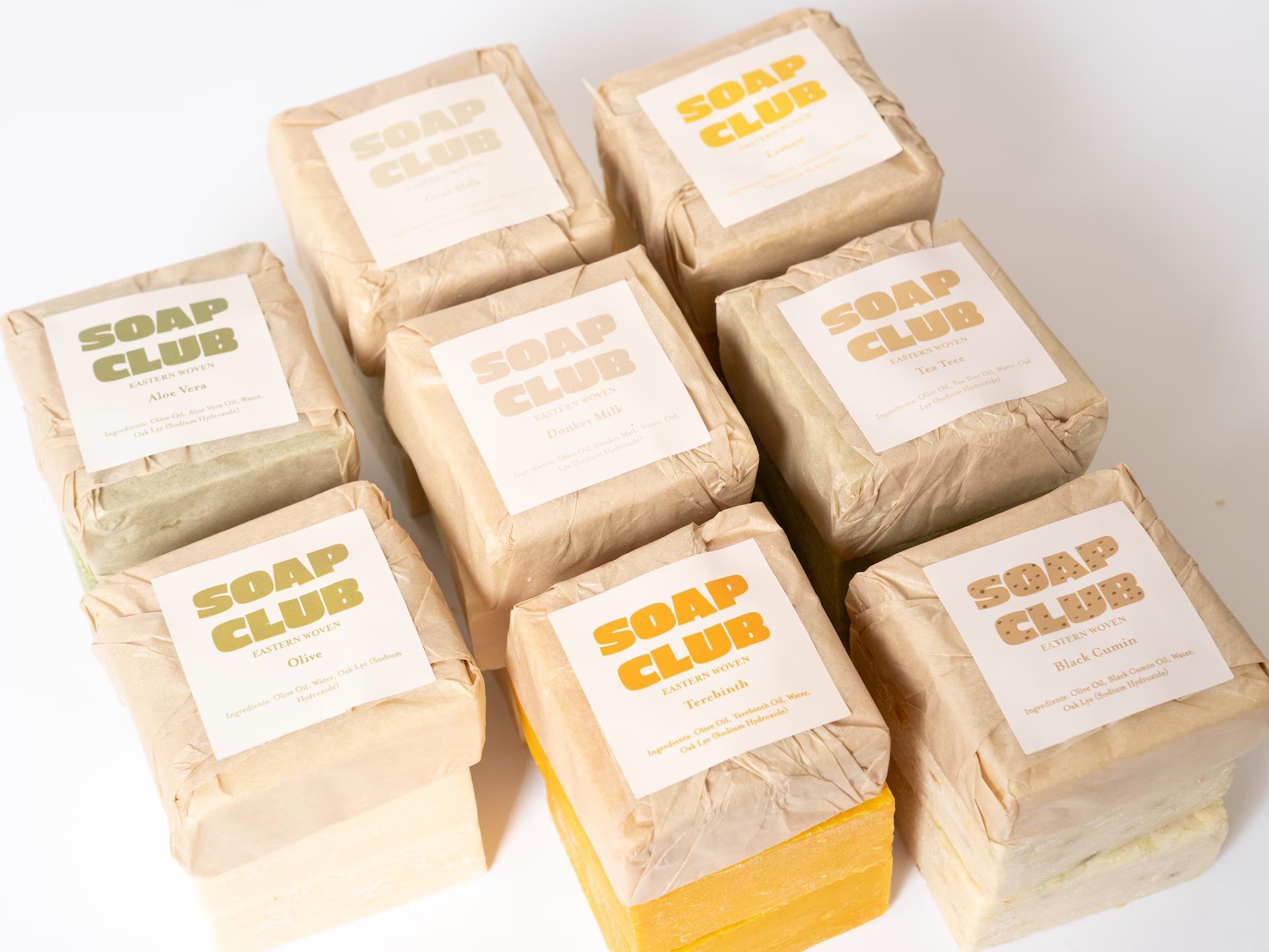 Handmade Natural Soap Set, Minimal Ingredients Turkish Soap Bar, Self Care Gift