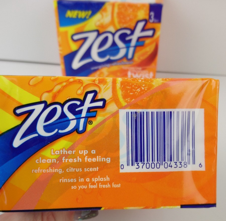 NEW 6 Full Size 4.5oz Bar Zest Tangerine Mango Twist Deodorant Soap Discontinued