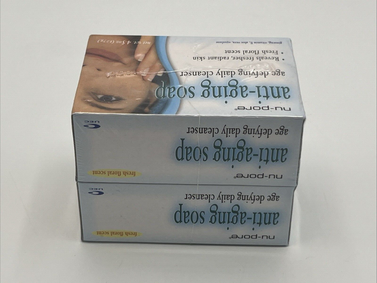 Nu-pore Anti Aging Soap 4.5 oz 2 Pack Sealed