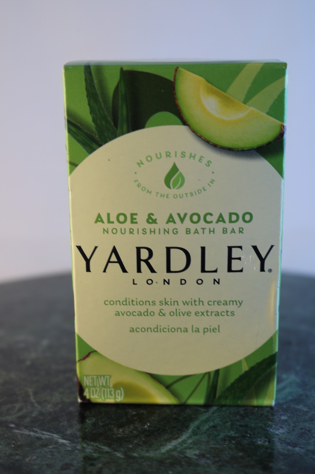 3 Yardley London Nourishing Bath Soap Bar Aloe & Avocado Conditions Skin