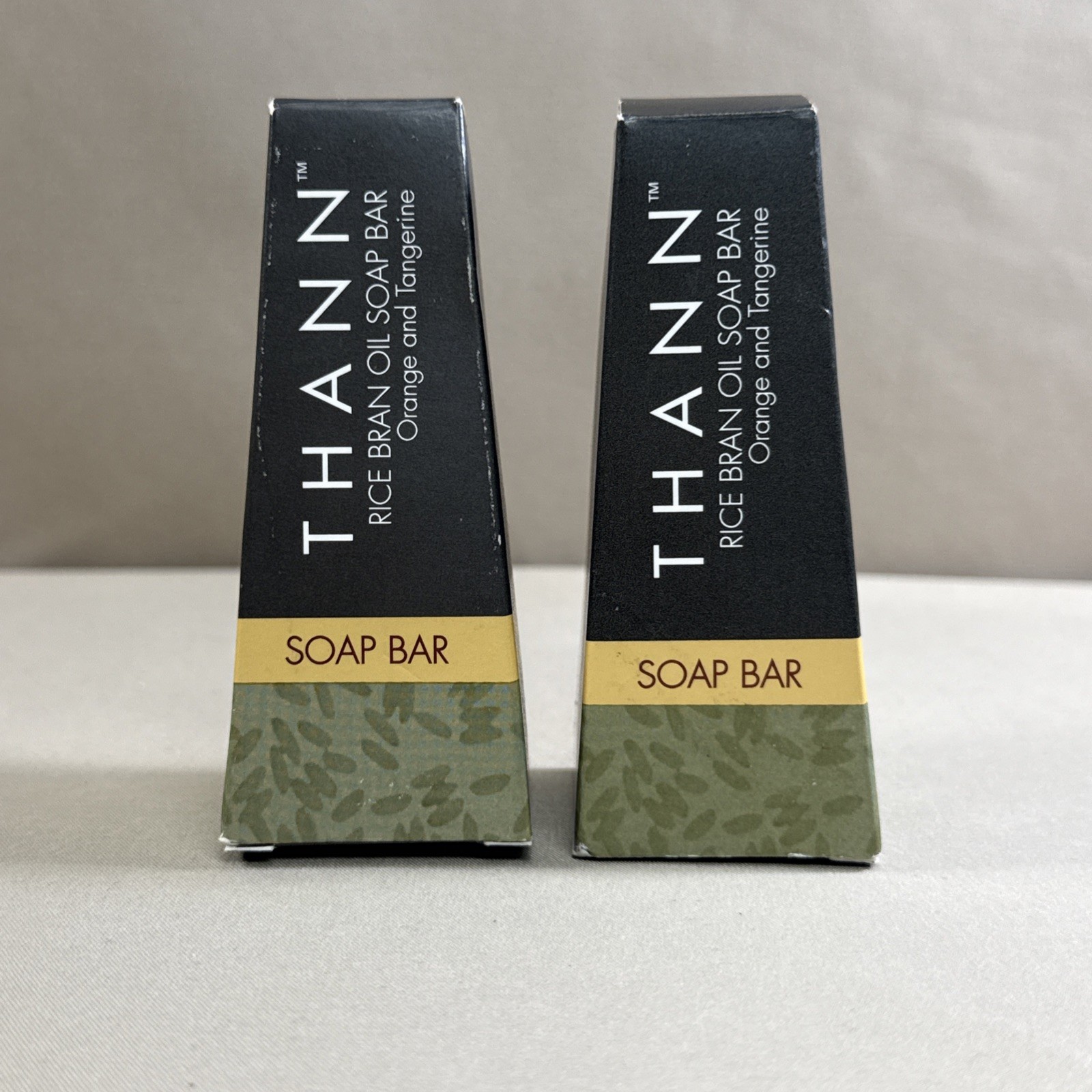 Thann Rice Bran Oil Soap Bar Orange & Tangerine Travel Size Aromatic Wood 2 Bars